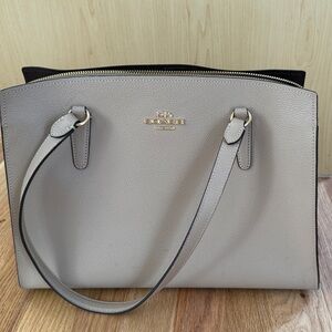 Coach Light Tan Leather Tote
